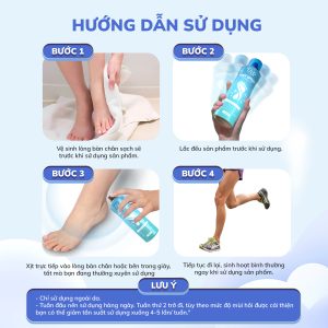 Xịt thơm chân uvo